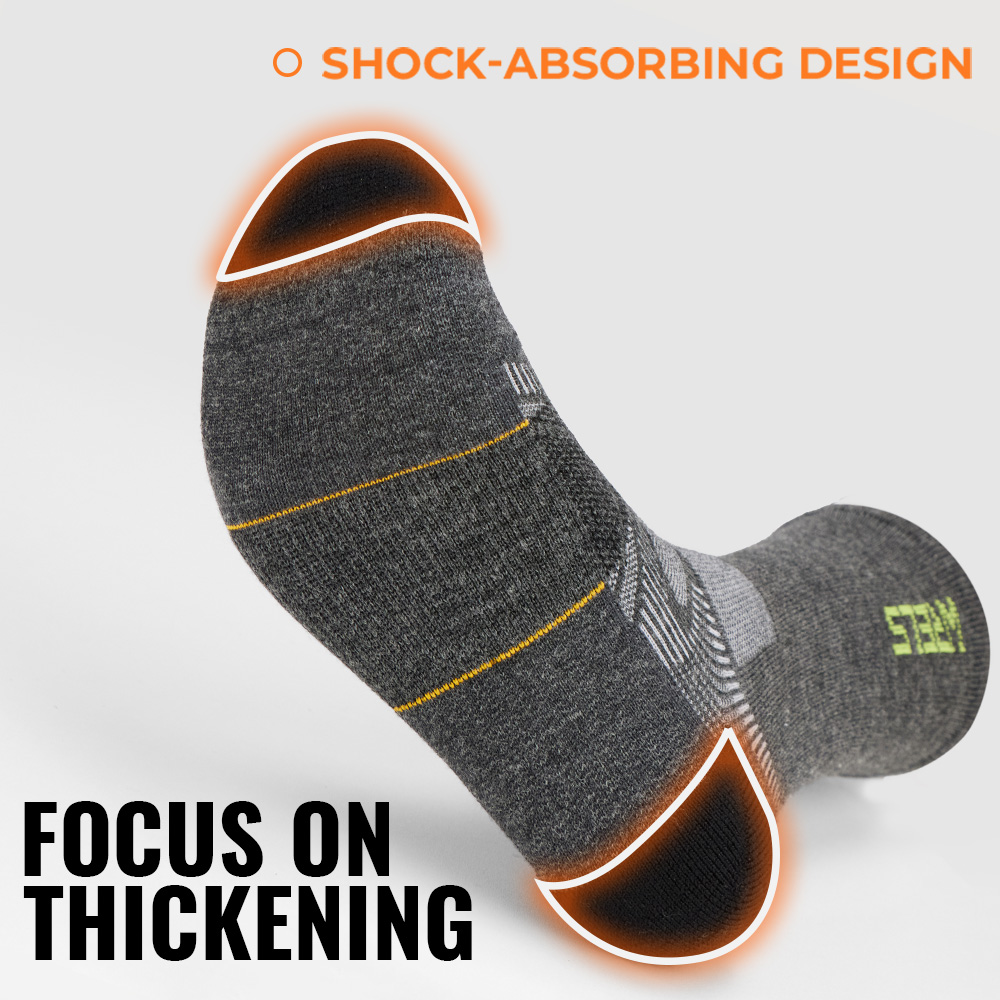 WRELS 1/2/3 Pairs Merino Wool  - огляд і ціна Wool Hiking Sock