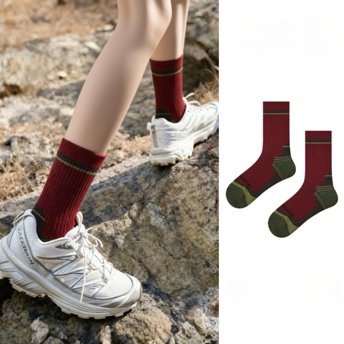 Men Women Merino Wool Socks Th - огляд і ціна Wool Hiking Sock