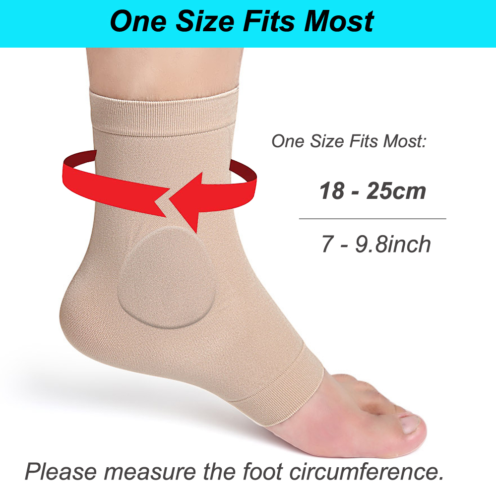 1Pair Boot Bumper Gel Pad Slee - огляд і ціна Ankle Brace Sock
