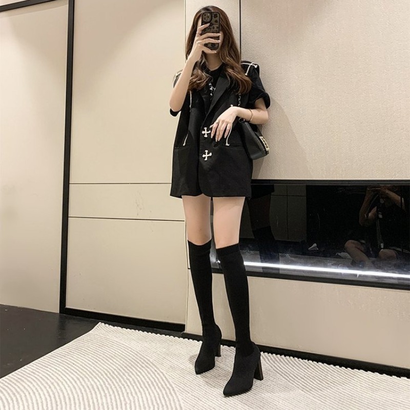 Women Over The Knee Boots Poin - огляд і ціна Knee High Sock Women