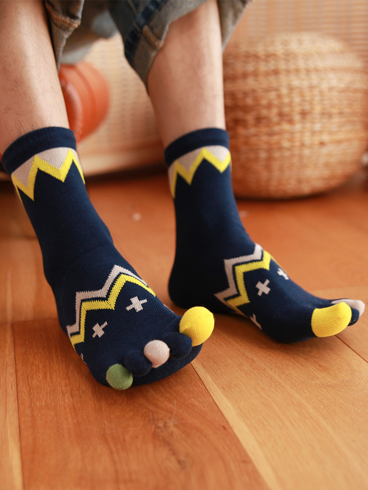 5 Pairs Four-season Pure Cotto - огляд і ціна Toe Sock Split