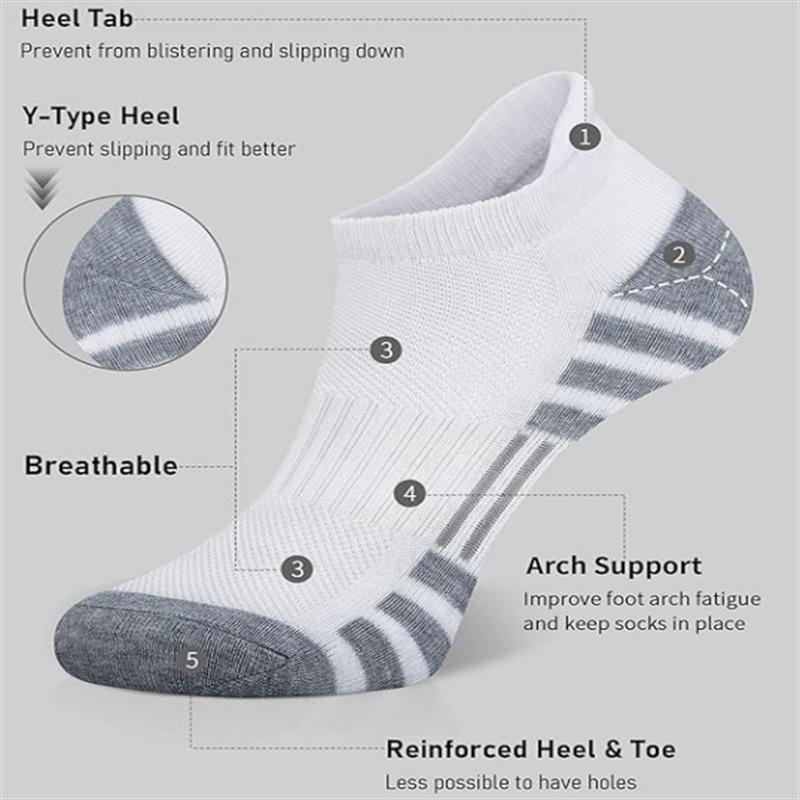 6/12Pairs Ankle Athletic Runni - огляд і ціна Athletic Sock Cushion