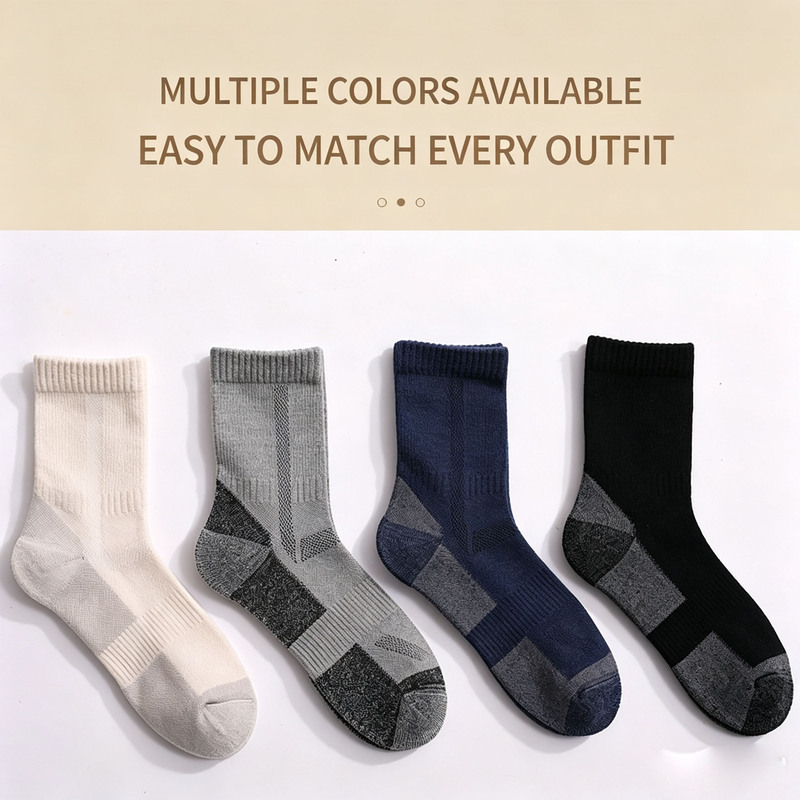 5PCS Men's Thick Merino Wool H - огляд і ціна Wool Hiking Sock