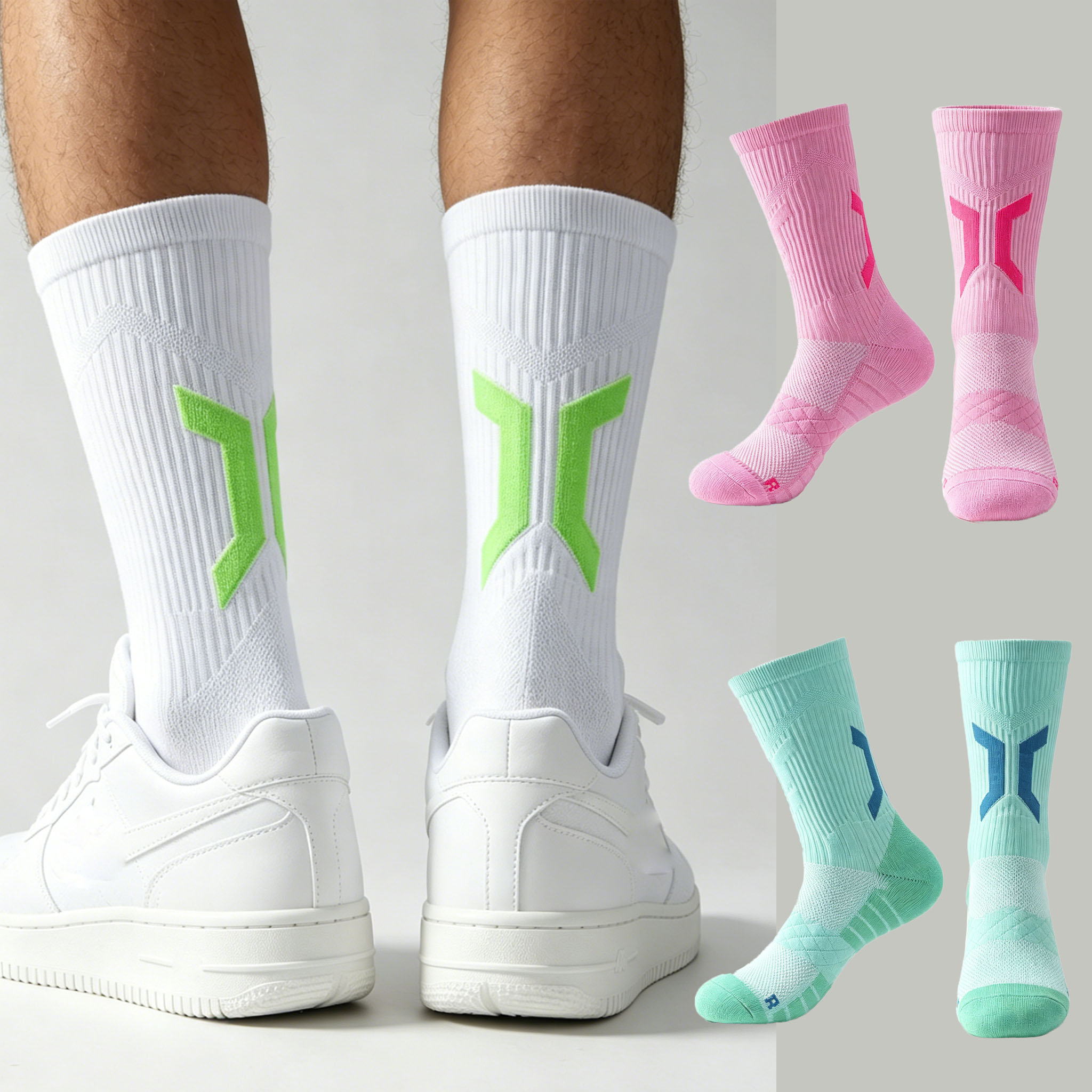 Men's Thick Cushioned Basketba - огляд і ціна Athletic Sock Cushion