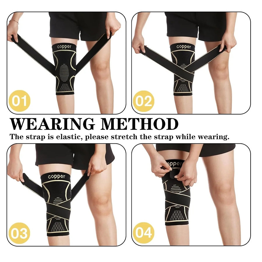 Copper Fiber Compression Knee  - огляд і ціна Compression Sleeve Calf