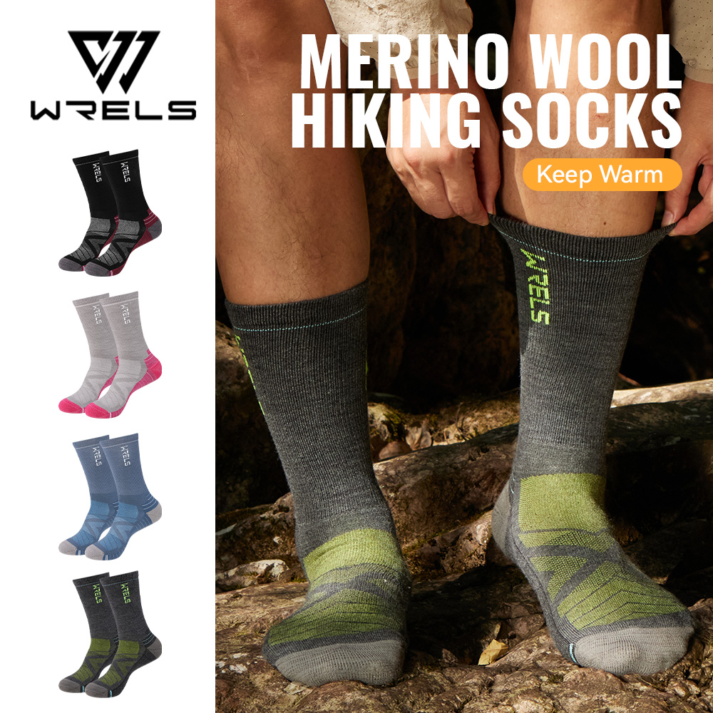 WRELS 1/2/3 Merino Wool Socks  - огляд і ціна Wool Hiking Sock