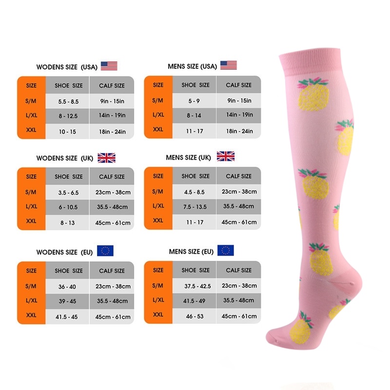 S-XXL 3 Pairs Free Shipping Nu - огляд і ціна Compression Sock Medical